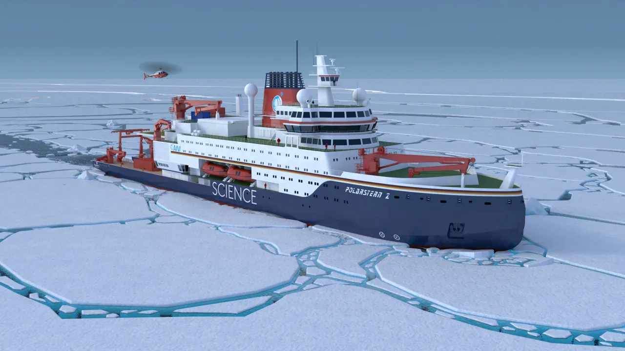 Polarstern in ice